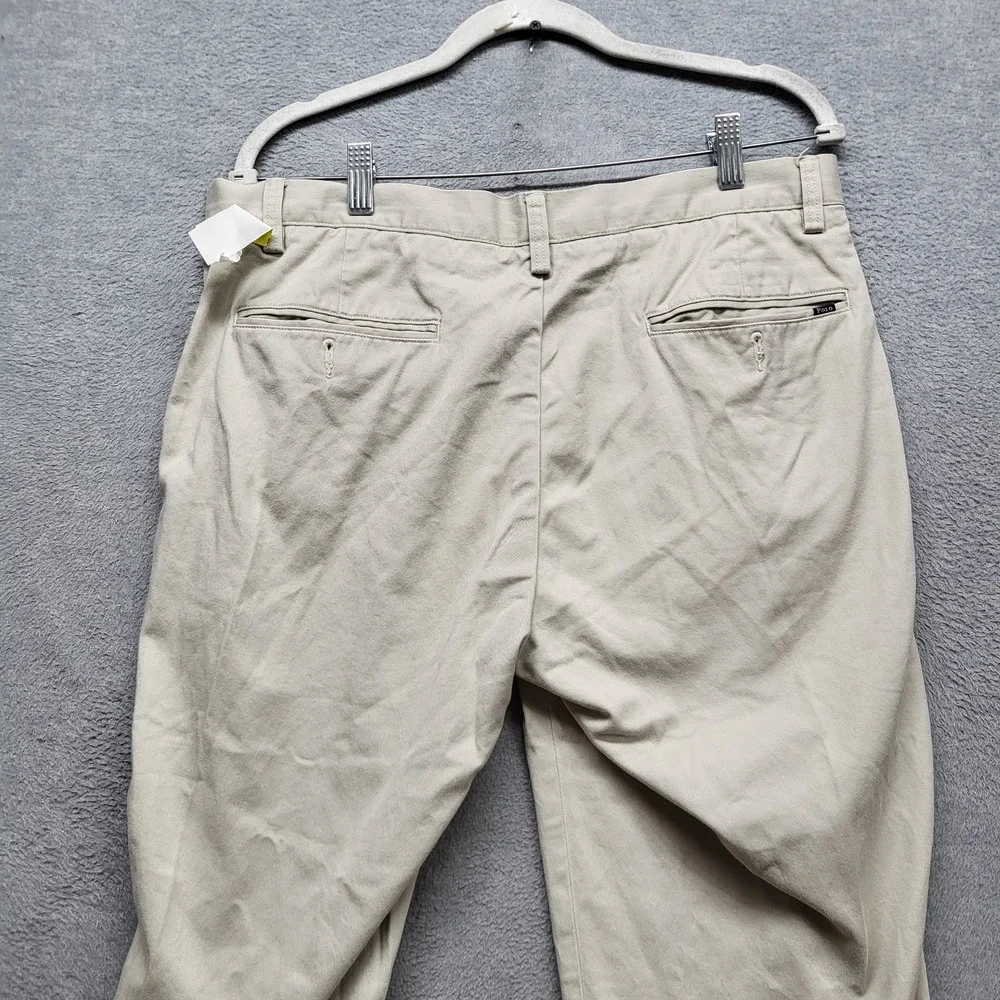 Polo‎ Ralph Lauren Men Pants 34X34 Beige Chino Twill Button 34